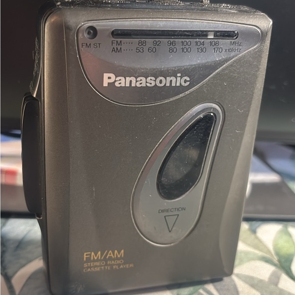 Vintage Panasonic Gray Walkman tape player